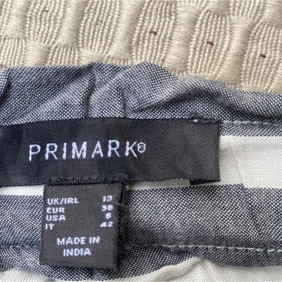 Primark Gray and white Striped top - Picture 7 of 11